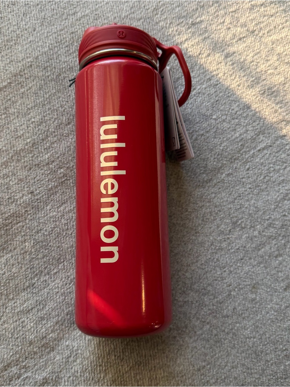 Lululemon Red Insulated Water Bottle